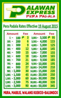 PEPP Rates Eff 8.19.15 Metro Manila & N small_0